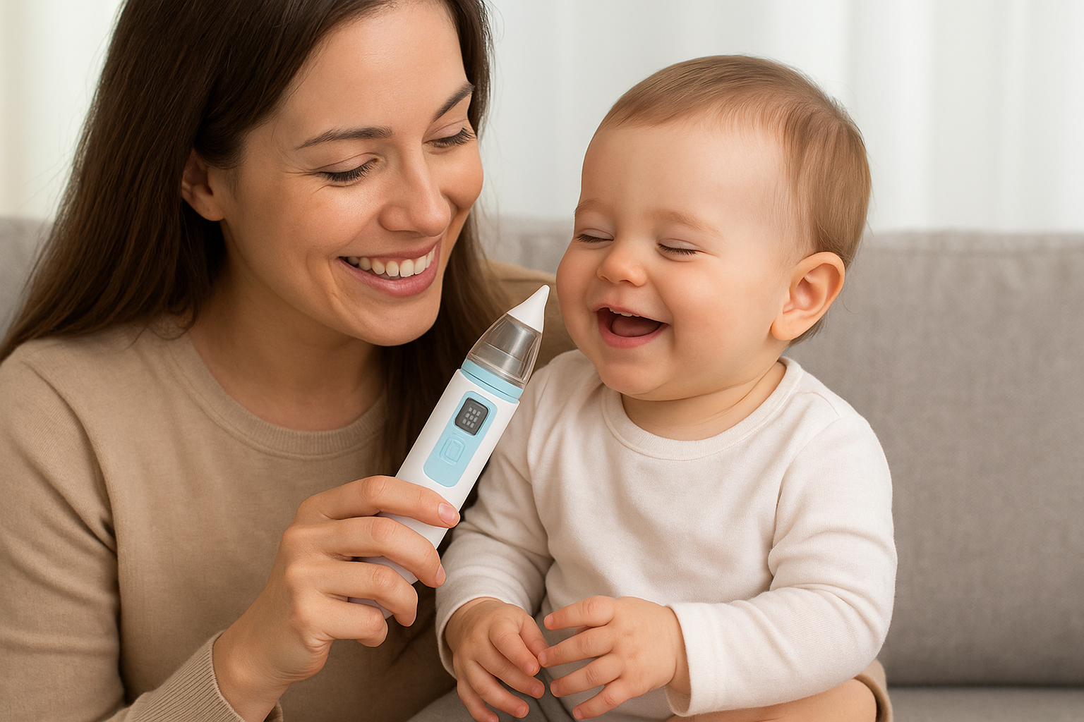 Aspirador Nasal Recargable para Bebés
