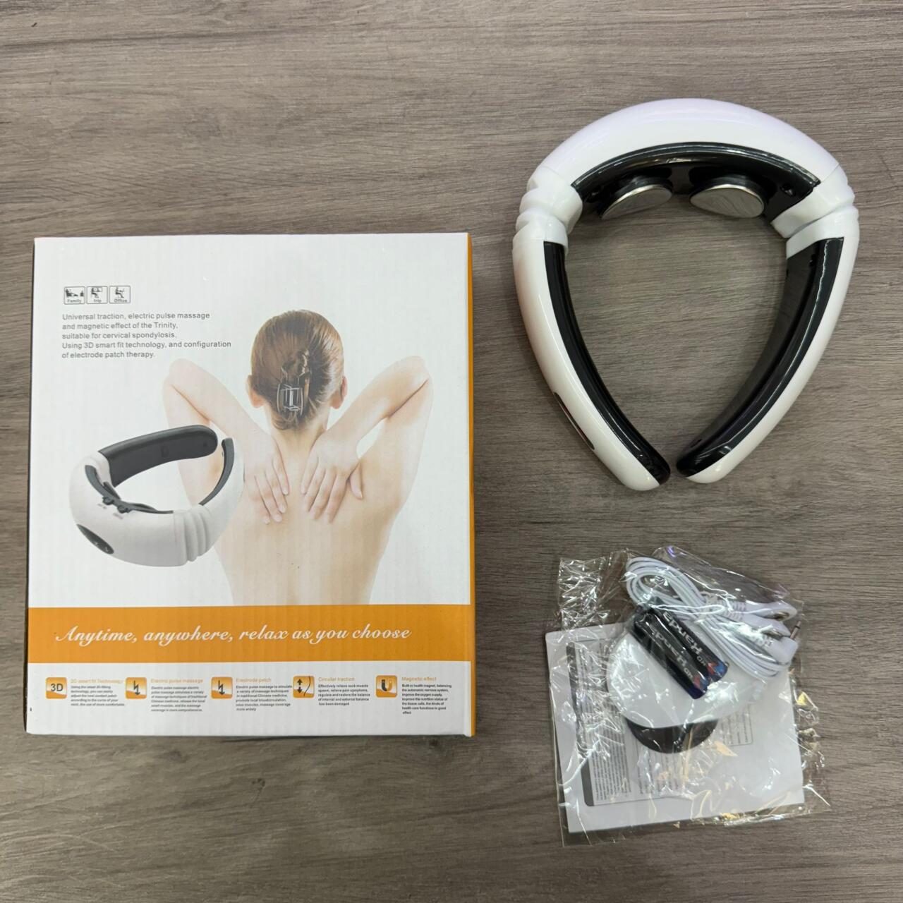 Masajeador Cervical Electromagnético - Alivio Instantáneo del Dolor